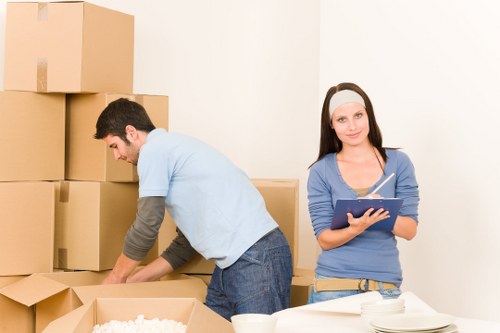 Organized furniture storage units in Berrylands for long-term use