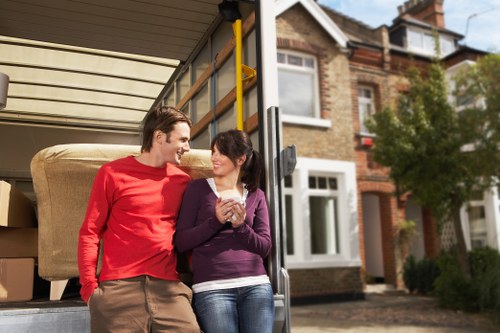 Movers handling a local property relocation with care and organisation